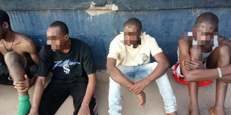 8 arrested over alleged internet fraud initiation assault in Bono Region