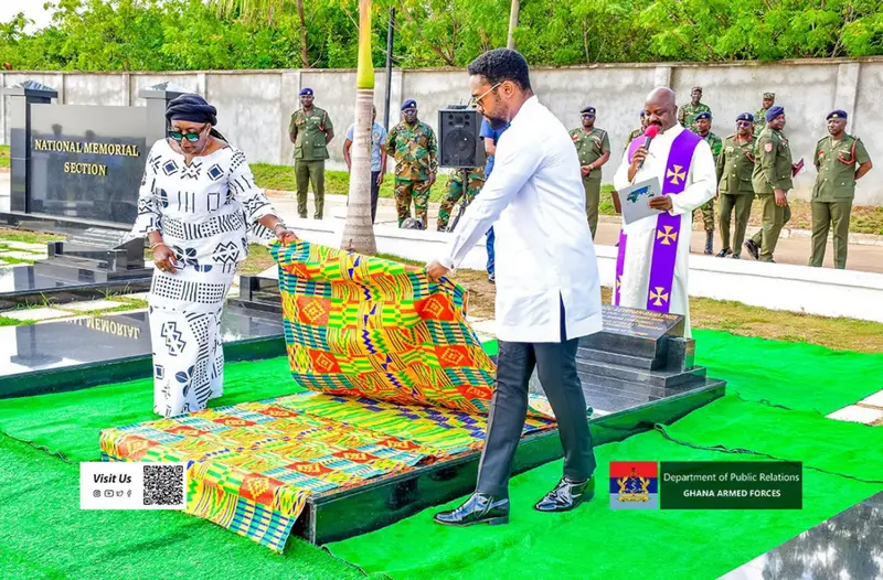 Agyeman-Rawlings family unveils Nana Konadu's tomb on first anniversary