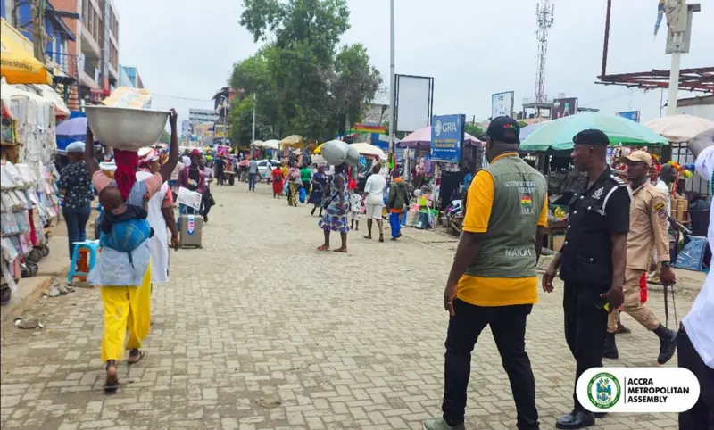 AMA completes road repairs on Kwame Nkrumah Avenue
