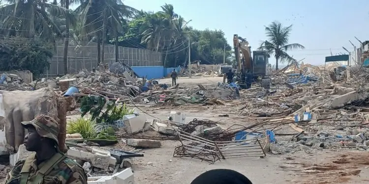Bawumia condemns La Pleasure Beach demolition, questions destruction of movable assets