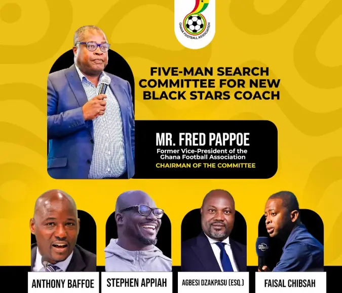 Black Stars search committee expected to recommend interim coach for Somalia qualifiers