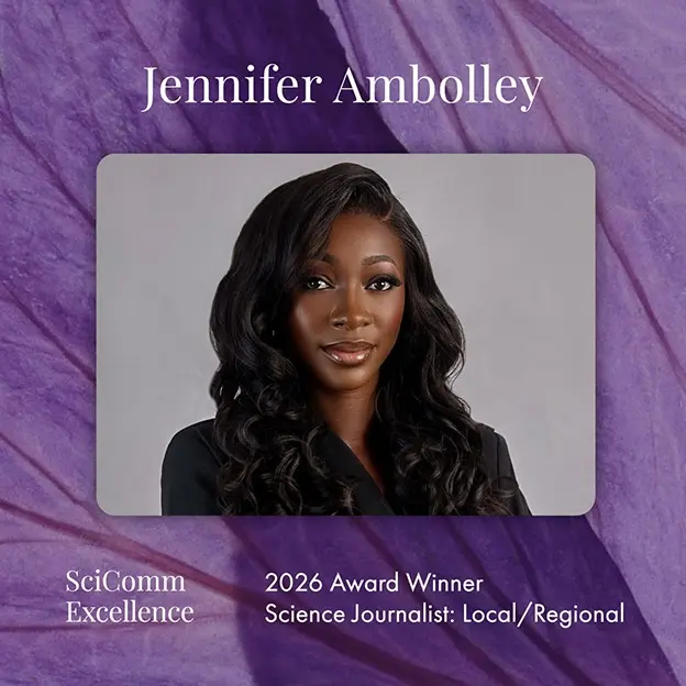 Chronicle's Jennifer Ambolley To Receive Prestigious Science Communication Award In US
