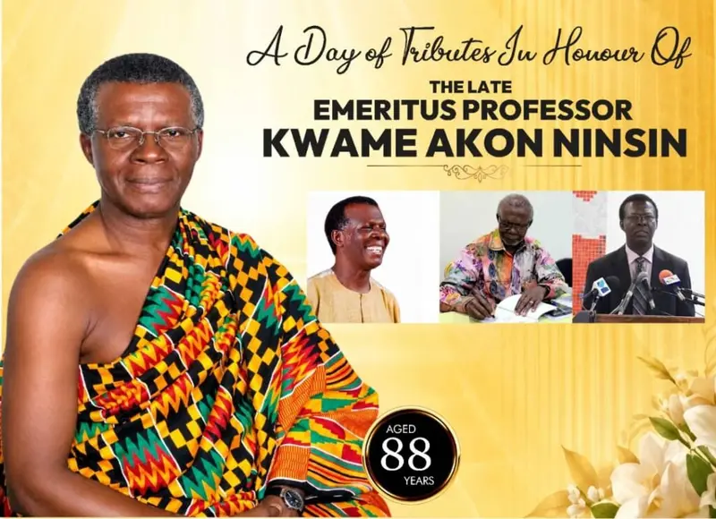 Emeritus Professor Kwame Akon Ninsin: The man who mentored a department