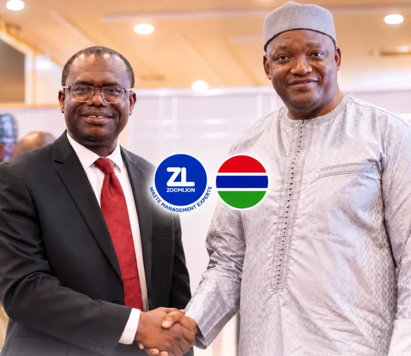 Gambian government and Zoomlion seal integrated waste management agreement