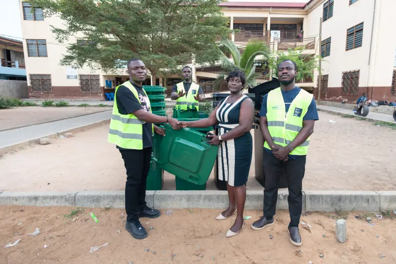 GAYO, some Accra schools turn to composting and recycling to beat the waste problem with fresh bins
