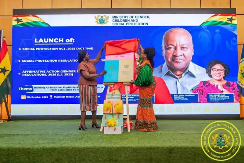 Ghana launches Social Protection Act regulations and Affirmative Action Gender Equity Regulations