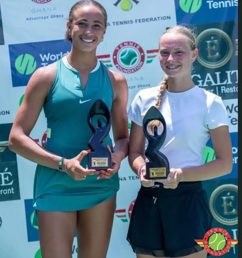 J100 Accra Doubles Champions : Kolesolva/ Ndukwa, Agarwal/Patel seal title victories