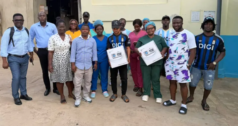 Kwasi Sibo donates breathing machine to Kronum Afracho Polytechnic Hospital