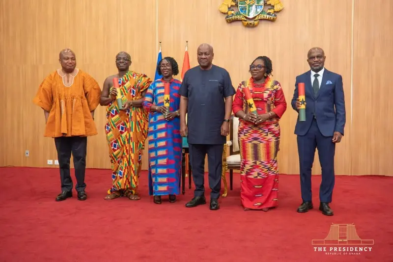 Mahama charges new ambassadors to prioritise trade, investment and welfare of Ghanaians abroad