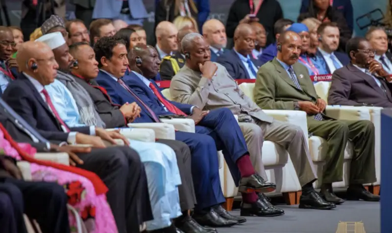 Mahama joins African leaders at Russia - Africa Forum in Moscow