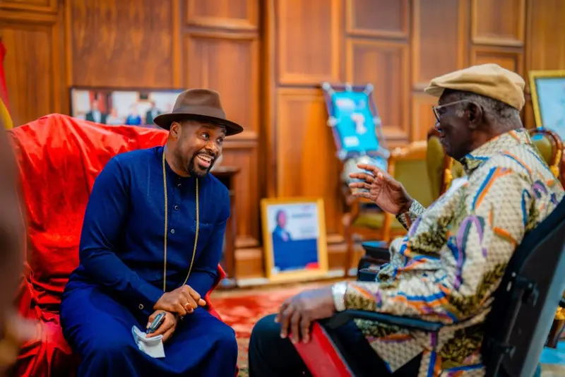 Olu of Warri meets former President Kufuor ahead of Elevate Africa Convening in Accra