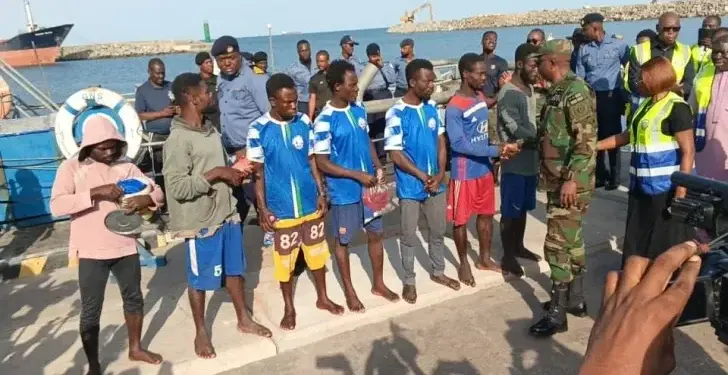 Stranded Ghanaian fishermen survived on fresh fish, burnt canoe wood at sea