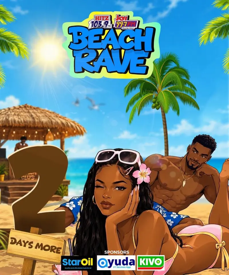 This Saturday! Hitz FM & Joy FM's Beach Rave event comes off with a host of entertainment stars