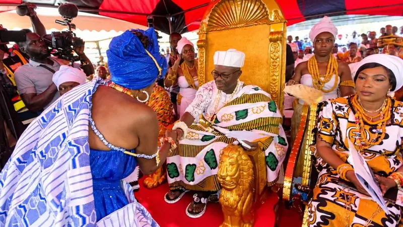 Torgbiga Addo IX sworn in as Paramount Chief of Klikor Traditional Area