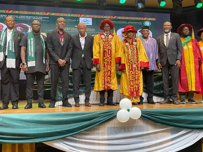 WAPCMLS inducts 138 medical laboratory scientists from Ghana, Nigeria